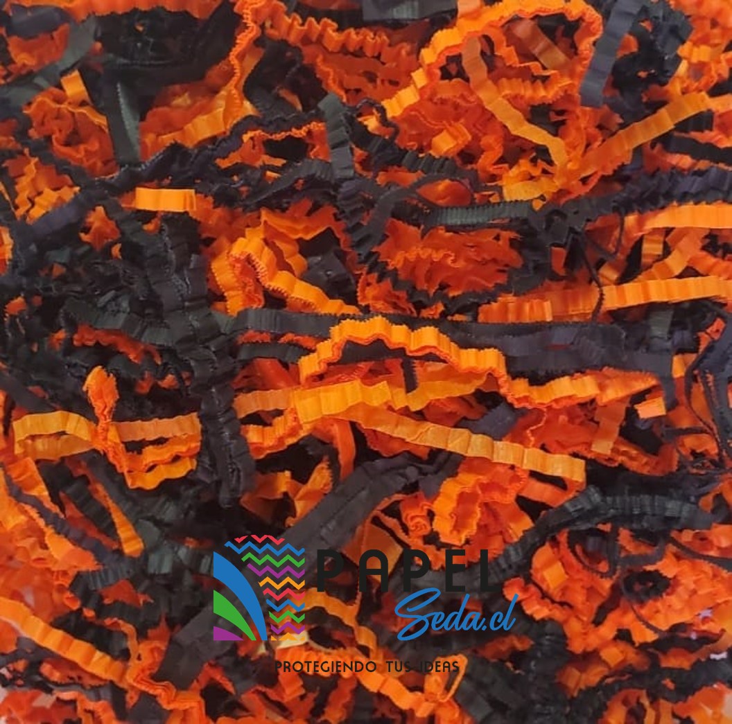 mix aco seda naranja-negro